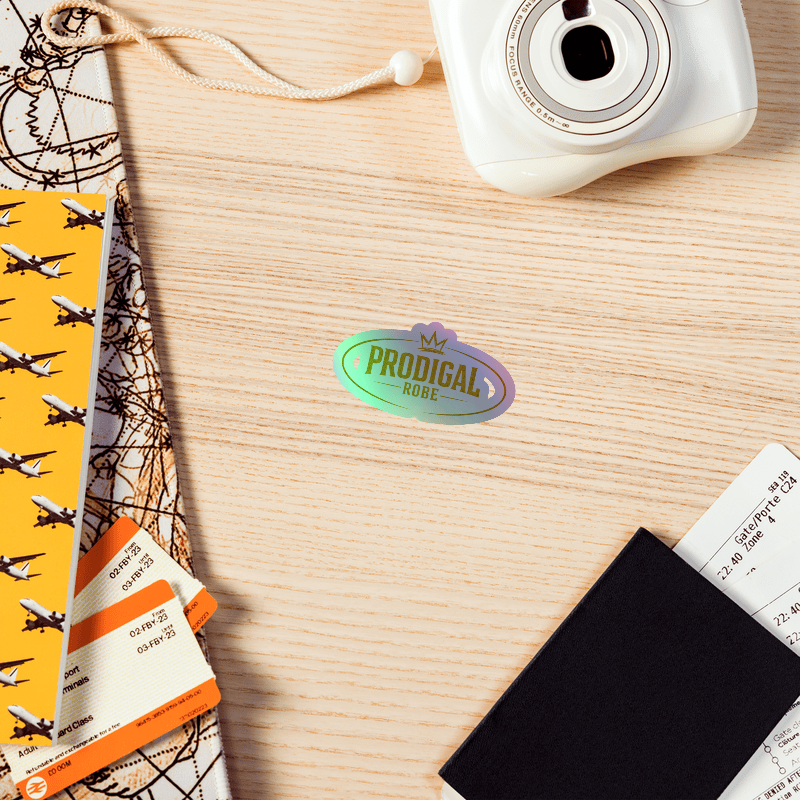 PR LOGO — Holographic Sticker